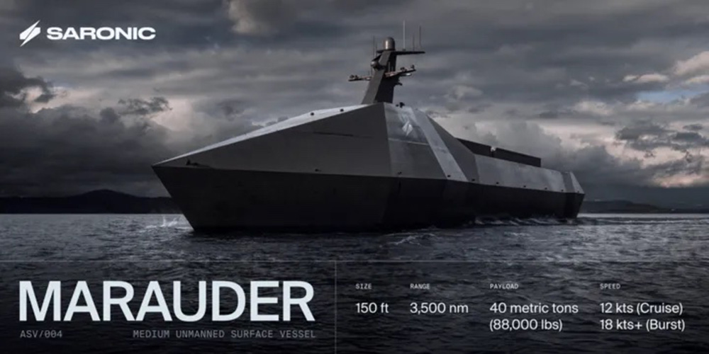 Saronic Marauder autonomous surface vessel